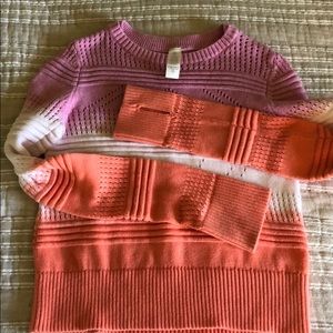 Ivivva sherbet colored sweater Size 10